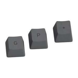 GPBT Keycaps - 114 PBT Caps, ANSI, US Layout, Black Ash 