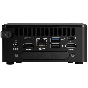 Kit ASUS NUC 13 Pro NUC13ANHi5, Procesor Core i5-1340P, 4xUSB, M.2 22x80 NVMe; 22x42 SATA, 2.Slot SATA de 5 inchi, LAN de 2,5 Gbe, 2xHDMI, 2x Thunderbolt 4 (USB-C+DP), fără cablu, unitate individuală,EAN: 5032037267885