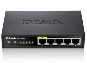 Switch D-Link 5-Port Fast Ethernet PoE Desktop Switch