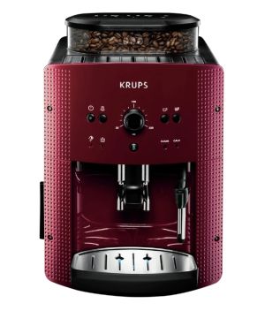 Coffee machine Krups EA810770, Essential Espresso, Compact Thermoblock, Manual Red