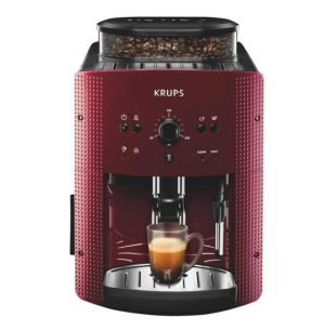 Coffee machine Krups EA810770, Essential Espresso, Compact Thermoblock, Manual Red