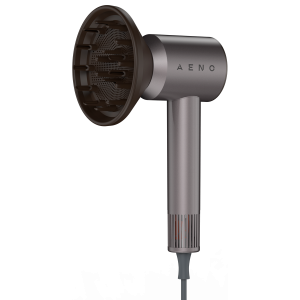 AENO Hair Dryer HD1, high speed, airflow 100 km/h, NTC sensor, 1500W, ionization, incl. diffusor, concentrator, travel bag