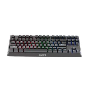 Tastatură mecanică pentru jocuri Marvo Tastatură mecanică pentru jocuri KG953G - Comutatoare albastre, 87 taste TKL, RGB
