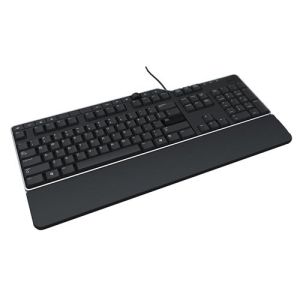 S.U.A./Euro (QWERTY) Dell KB-522 Tastatură USB Multimedia Business cu fir neagră