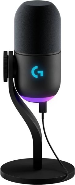 Microphone Logitech Yeti GX Dynamic RGB Gaming Mic with LIGHTSYNC - BLACK - USB - N/A - EMEA28-935