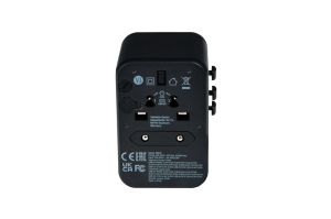 Adapter Verbatim UTA-04 Universal Travel Adapter with 1 x USB-C PD 61W & QC 3.0 / 1 x USB-C / 3 x USB-A