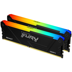 KINGSTON 16GB 3200MT/s DDR4 CL16 DIMM Kit of 2 FURY Beast RGB