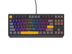 Клавиатура Genesis Gaming Keyboard Thor 230 TKL Anchor Gray Positive US RGB Mechanical Outemu Red