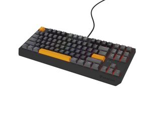 Клавиатура Genesis Gaming Keyboard Thor 230 TKL Anchor Gray Positive US RGB Mechanical Outemu Red