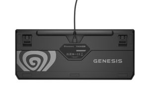 Keyboard Genesis Gaming Keyboard Thor 230 TKL Anchor Gray Positive US RGB Mechanical Outemu Red