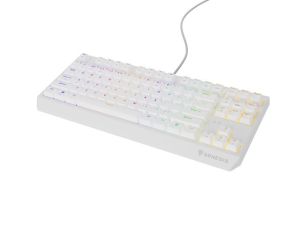 Клавиатура Genesis Gaming Keyboard Thor 230 TKL US RGB Mechanical Outemu Red White Hot Swap
