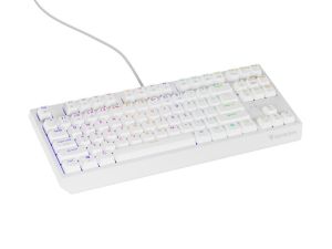 Tastatură Genesis Gaming Keyboard Thor 230 TKL US RGB Mecanică Outemu Maro Alb Hot Swap