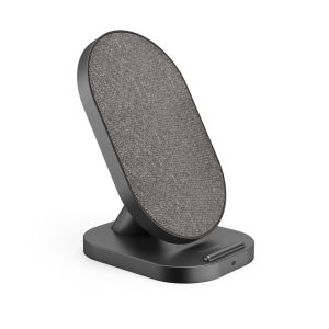 Hama "QI-FC10S-Fab" Wireless Charger, 10 W, Wireless Smartphone Charging Station