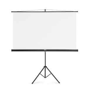 Hama Screen with tripod, 180 x 180 cm, 2-in-1, mobile set, 21573