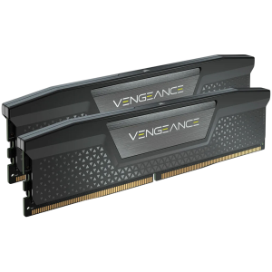 CORSAIR DDR5, 64GB (2x32GB) VENGEANCE DDR5 6000, CL38-44-44-96, 1.35V Std PMIC Intel XMP Memory - Black
