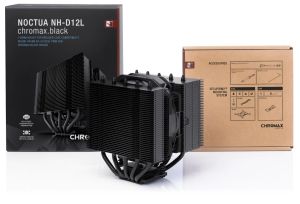 Cooler CPU Noctua Cooling NH-D12L chromax.negru