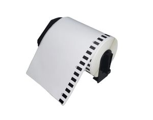 Etichete compatibile Makki Brother DK-22246 - Bandă de hârtie albă cu lungime continuă 103 mm x 30,48 m, negru pe alb - MK-DK-22246