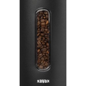 XAVAX Кутия за кафе 1,3 кг зърна или 1,5 кг на прах, херметична, черна