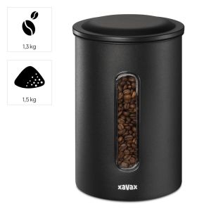 Xavax Coffee Tin for 1.3 kg Beans or 1.5 kg Powder, Airtight, 111262