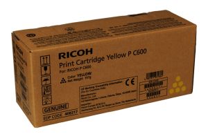 Toner RICOH Print Cartridge Yellow P C600, 12000 p