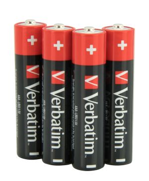 Battery Verbatim ALKALINE BATTERY AAA 4 PACK (HANGCARD)