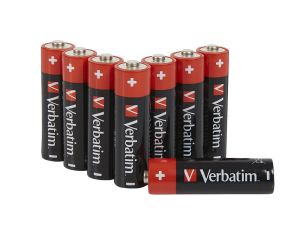 Battery Verbatim ALKALINE BATTERY AA 8 PACK (HANGCARD)