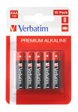 Battery Verbatim ALKALINE BATTERY AAA 10 PACK (HANGCARD)