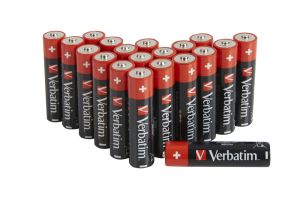 Battery Verbatim ALKALINE BATTERY AA 20 PACK (HANGCARD)