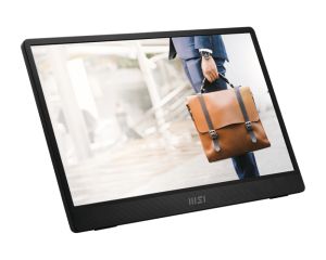 Monitor MSI PRO MP161 E2, Portable Monitor, 15.6" FHD IPS, Ultra Slim Design 1.08 cm, Connect with Smartphone, Display Kit app, MSI EyesErgo, Built-in Ergo Fold-out Kickstand, Built-in Speakers 2x 1.5W, 2x USB Type-C (DP 1.2a, 15W PD), mini HDMI, 4ms, 0.7