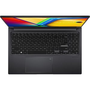 Laptop Asus Vivobook M1505YA-MA242, AMD Ryzen R7-7730U, 15.6 "OLED 2.8K (2880X1620) 16:9 16GB LPDDR4 (8 GB on BD), 512 GB SSD, Backlit Chiclet Keyboard, NO OS, Indie Black