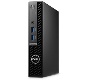 Настолен компютър Dell OptiPlex 7010 MFF, Intel Core i3-13100T (12M Cache, up to 4.2 GHz), 8GB (1x8GB) DDR4, 256GB SSD PCIe M.2, Integrated Graphics, Wi-Fi 6E, Keyboard&Mouse, Win 11 Pro, 3Y PS