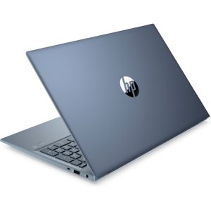 Laptop HP Pavilion 15-eh3007nu Fog Blue, Ryzen 7-7730U(2Ghz, până la 4,5GH/16MB/8C), 15,6" FHD IPS AG, 16GB 3200MHz 2DIMM, 1TB PCIe SSD, WiFi 6 + FPRBT 2x23, 2x23. Kbd, 3C Batt, DOS gratuit