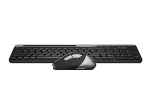 Set tastatură și mouse A4TECH Fstyler FB2535C, Bluetooth și 2.4G, negru/gri