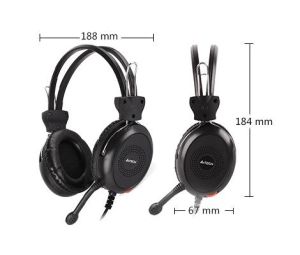 Headphones with microphone A4TECH HU-30