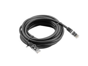 Cable Lanberg patch cord CAT.6 FTP 5m, black