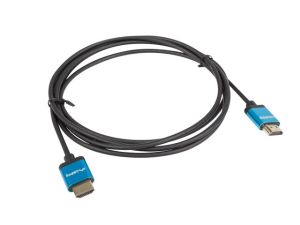 Cable Lanberg HDMI M/M V2.0 4K cable 1m, slim, black