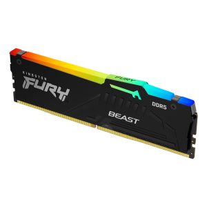 Memory Kingston FURY Beast Black RGB 16GB DDR5 6000MHz CL30 KF560C30BBA-16