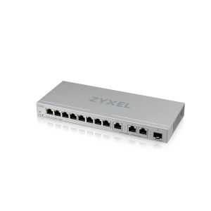Switch ZyXEL XGS1250-12, 12-Port Gigabit webmanaged Switch with 8 port 1G + 3-Port MultiGig 1/2.5/5/10G + 1-Port SFP+