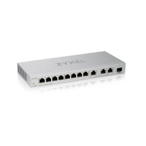 Switch ZyXEL XGS1250-12, 12-Port Gigabit webmanaged Switch with 8 port 1G + 3-Port MultiGig 1/2.5/5/10G + 1-Port SFP+