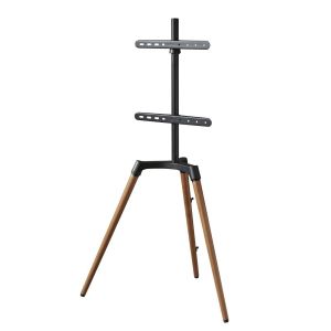 Hama Free-standing TV Stand, Swivel, Height-adjustable, 165 cm (65") up to 35 kg