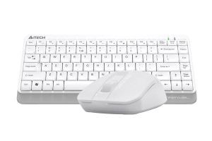 Set tastatură și mouse A4TECH FG1112 Fstyler, Wireless, 2,4 GHz, Alb