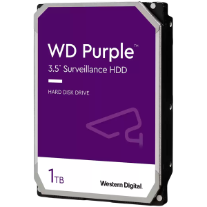 WD Purple 1TB SATA 6Gb/s CE HDD 3.5inch internal 5400Rpm 64MB Cache 24x7 Bulk