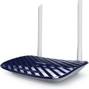 TP-LINK AC750 Dual Band Wireless Router, Mediatek, 433Mbps at 5GHz + 300Mbps at 2.4GHz, 802.11ac/a/b/g/n, 1 10/100M WAN + 4 10/100M LAN, Wireless On/Off, 2 fixed antennas