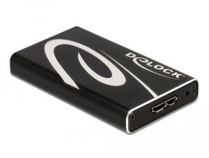 Външно чекмедже Delock 42006, За mSATA SSD, USB