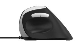 Mouse vertical ergonomic RAPOO EV200, Cu cablu, Negru
