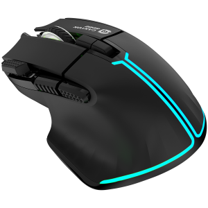 CANYON Fortnax GM-636, 9keys Gaming wired mouse, Sunplus 6662, DPI up to 20000, Huano 5million switch, RGB lighting effects, 1.65M braided cable, ABS material. size: 113*83*45mm, weight: 102g, Black