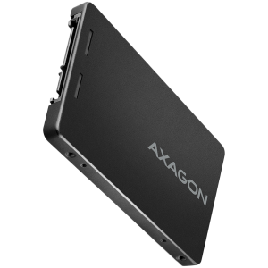 AXAGON RSS-M2B SATA - SSD M.2 SATA, SSD de până la 80 mm, corp ALU, negru