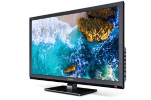 Sharp 24EA4E TV, 24" LED HD TV 1366x768, 100,000:1, DVB-T/T2/C/S/S2, Active Motion 100, Speaker 2x5W (4 ohm), Dolby Digital, 2xHDMI, 3.5mm Headphone jack / line -out, USB, Stand