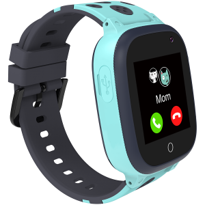 CANYON Sandy KW-34, ceas inteligent pentru copii, ecran colorat de 1,44 inch, funcție GPS, card Nano SIM, 32+32MB, GSM(850/900/1800/1900MHz), baterie 400mAh, compatibilitate cu iOS și Android, Albastru, gazdă: 52,9 *40,3*14,8mm, curea: 230*20mm, 42g