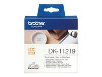 BROTHER P-Touch DK-11219 etichetă rotundă tăiată 12x12mm 1200 etichete